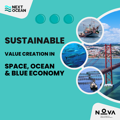 Sustainable value creation in space, ocean and blue economy banner