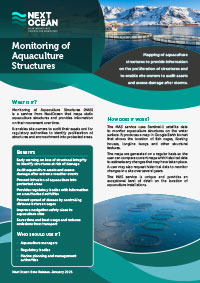 Monitoring of Aquaculture Structures fact sheet